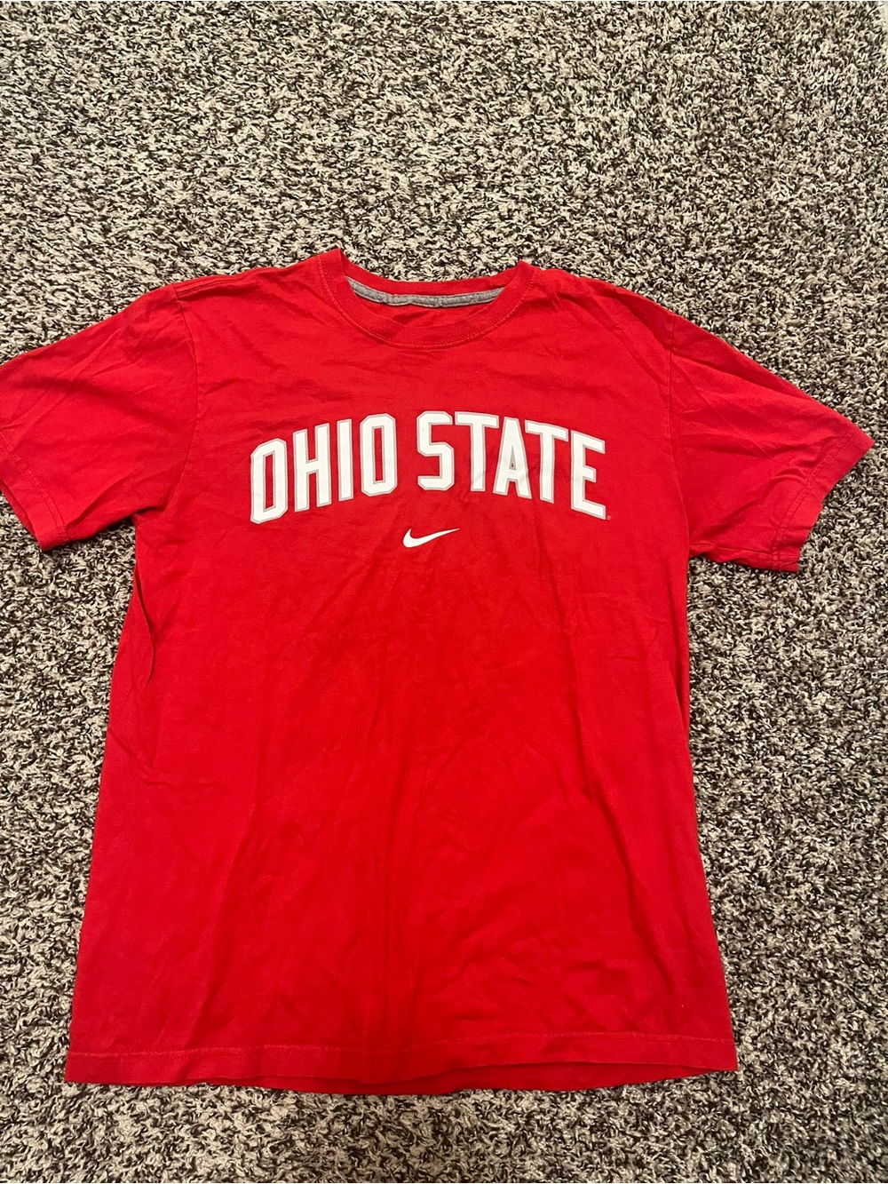 Nike Ohio State Red Short Sleeve Tee